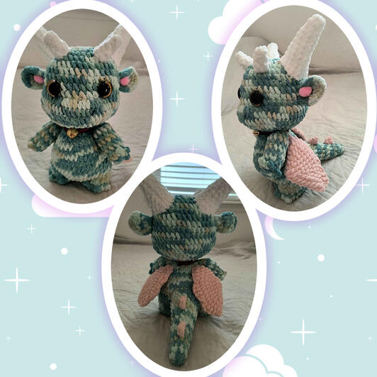 Dragon Crochet Plush