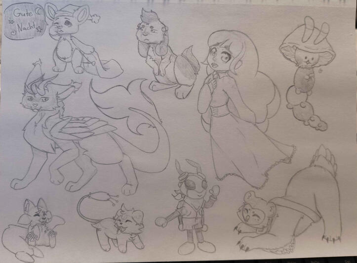 Sketch Page to show what my table sketches could look like